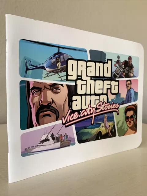 GRAND THEFT AUTO: Vice City Stories Rockstar Promo Press Book Rare NFR ...