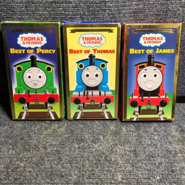 THOMAS THE TANK Engine And Friends VHS Lot of 3 &Motorized Percy Works ...