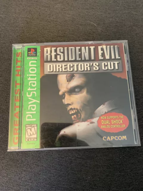 RESIDENT EVIL DIRECTORS Cut PS1 Greatest Hits PlayStation 1 Capcom ...