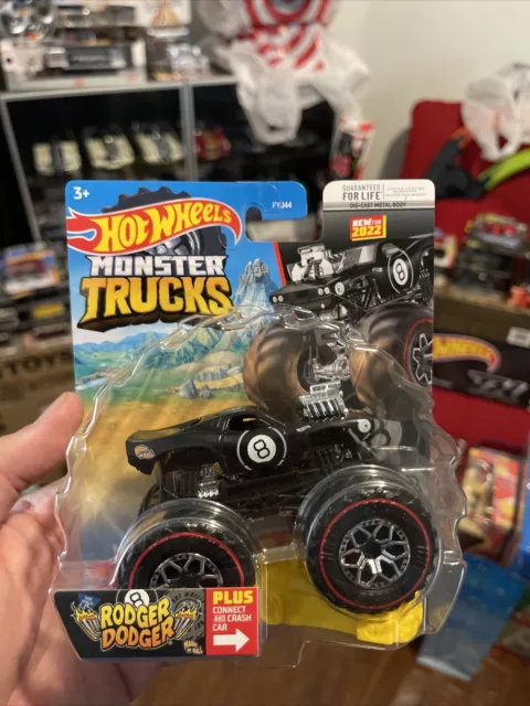 HOT WHEELS MONSTER Trucks Rodger Dodger Treasure Hunt Magic 8 Ball 2022 ...