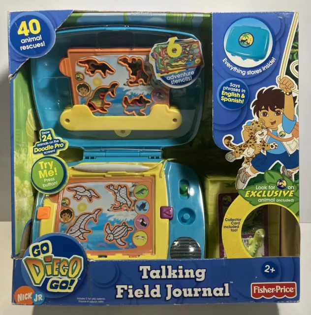 *NEW* GO DIEGO Go Talking Field Journal (Fisher-Price, Nick Jr.) $47.95 ...