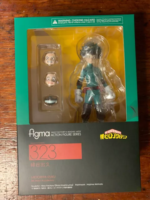 AUTHENTIC GOOD SMILE Figma 323 My Hero Academia Izuku midoriya Deku ...