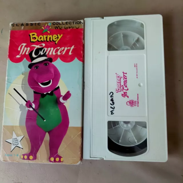 Barney The Backyard Gang Barney In Concert Vhs Canadian Copy | The Best ...