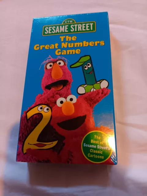 SESAME STREET THE Great Numbers Game VHS Elmo Telly Gabby Children’s ...