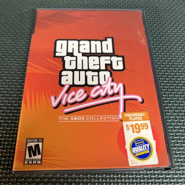 GRAND THEFT AUTO: Vice City (Microsoft Xbox, 2003) $29.99 - PicClick