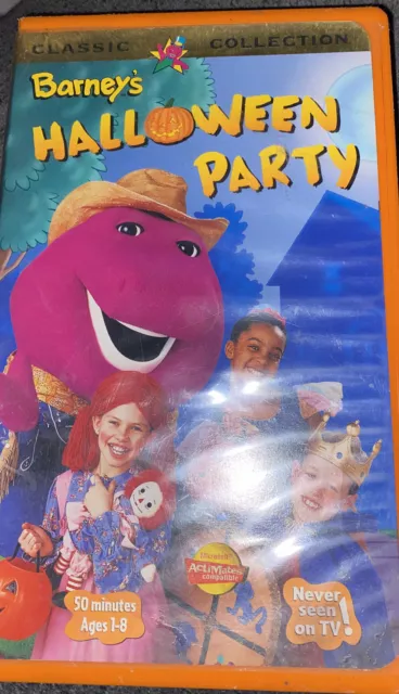 BARNEY - BARNEYS Halloween Party (VHS, 1998) EUR 6,46 - PicClick FR