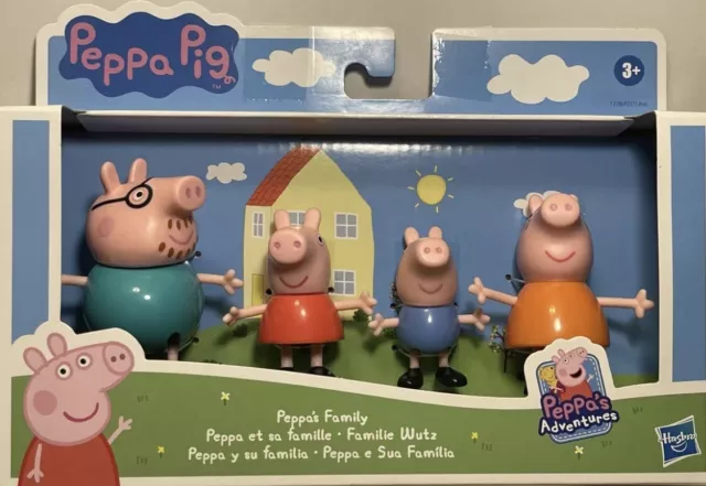 PEPPA PIG, MUMMY Pig, Daddy Pig & George Family Figures ( 4 Pack ) NEW ...