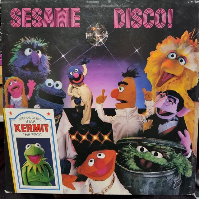 SESAME DISCO SESAME Street Records CTW 79008 33 RPM Vinyl LP $20.00 ...