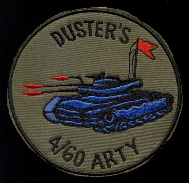 US ARMY 4TH Battalion 60th Artillery Dusters An Khe Vietnam Patch CT1 ...