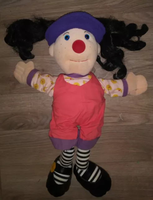 20& VINTAGE 1995 LOONETTE BIG COMFY COUCH GIRL DOLL Stuffed Animal Push ...