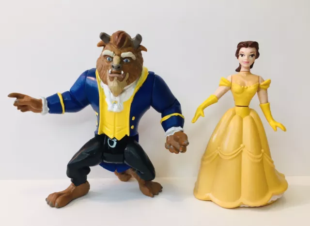 VINTAGE BURGER KING Beauty and the Beast Toys 1991 Disney Toys 90s ...