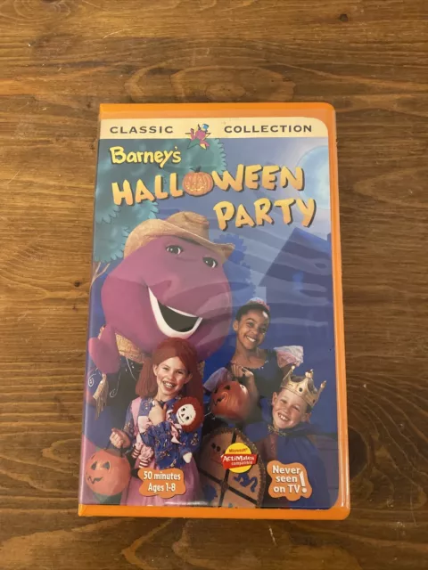 BARNEY - BARNEYS Halloween Party (VHS, 1998) EUR 3,96 - PicClick FR