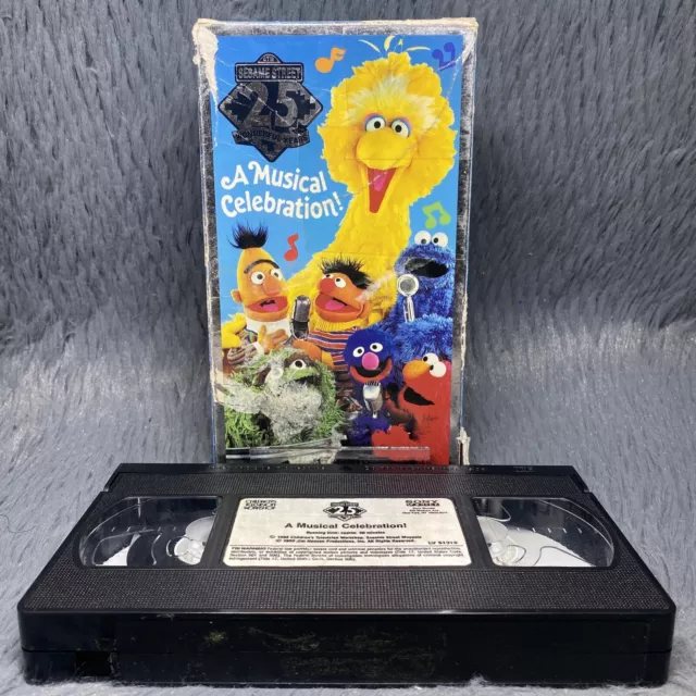 SESAME STREET 25TH Birthday A Musical Celebration VHS 1993 Elmo Big ...