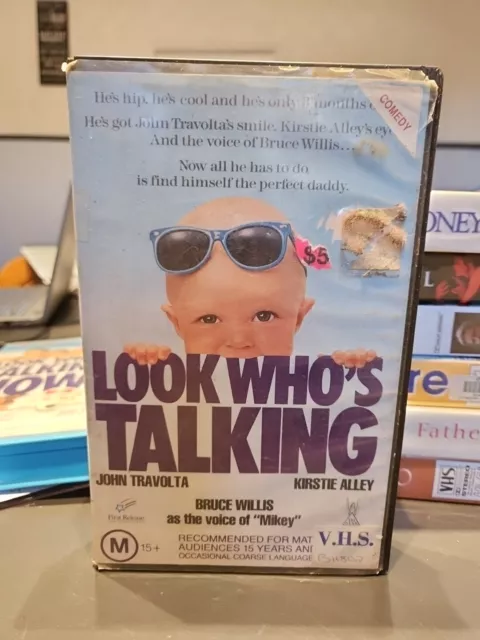 LOOK WHO'S TALKING - VHS Movie Video Tape Ex Rental RARE V40 £12.61 ...