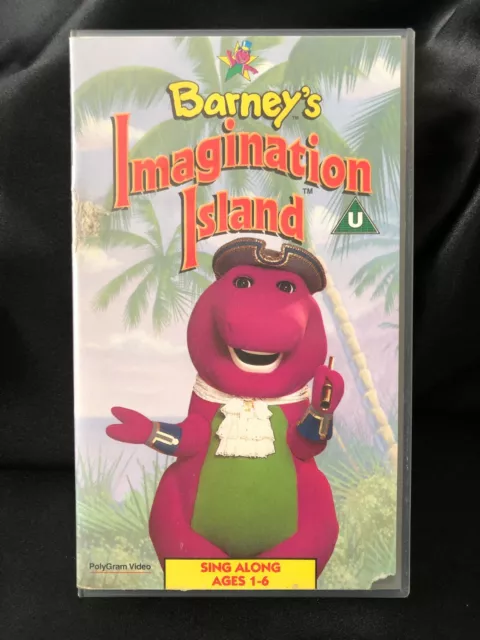 BARNEY IMAGINATION ISLAND Classic Collection VHS Video Tape VTG Sing ...