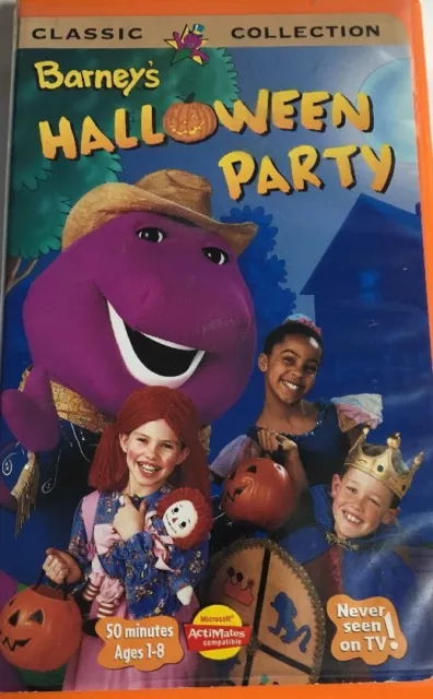 BARNEY - BARNEYS Halloween Party (VHS, 1998) Clam Shell £12.60 ...