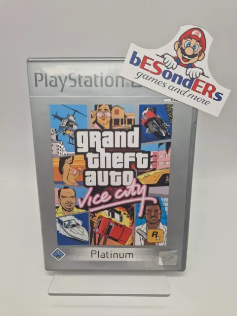 GRAND THEFT AUTO Vice City GTA Platinum Sony Playstation 2 gioco PS2 ...