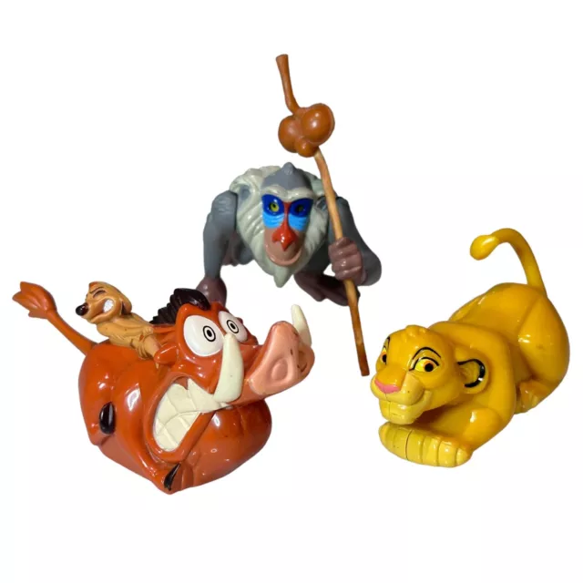 90’S DISNEY BURGER King Toys LION KING Figure Lot: Simba Pumbaa Timon ...