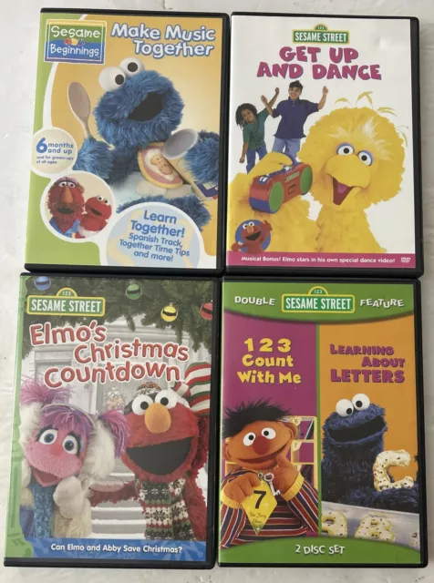 SESAME STREET DVD Bundle Of 4 Movies See Pics For Movie Titles FAST ...