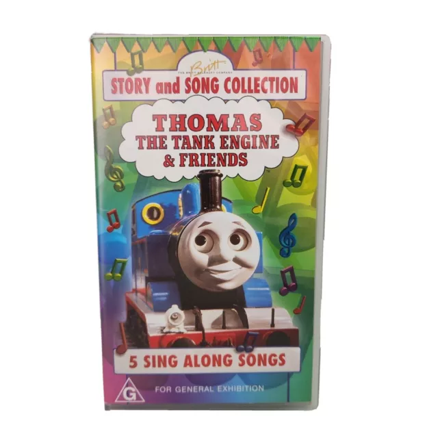 THOMAS THE TANK Engine & Friends VHS 5 Sing Along Songs 1996 Story ...