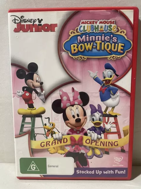 MICKEY MOUSE CLUBHOUSE - Minnie's Bow-Tique (DVD, 2009) Disney Junior ...