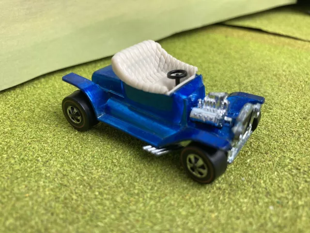 HOT WHEELS RARE vintage Redlines 1968 Hot Heap in Spectraflame blue £18 ...