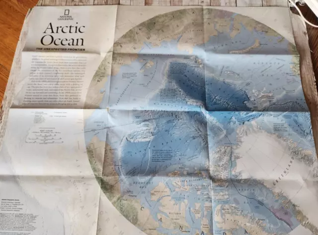 2009 NATIONAL GEOGRAPHIC Arctic Ocean: Unexpected Frontier Map ...