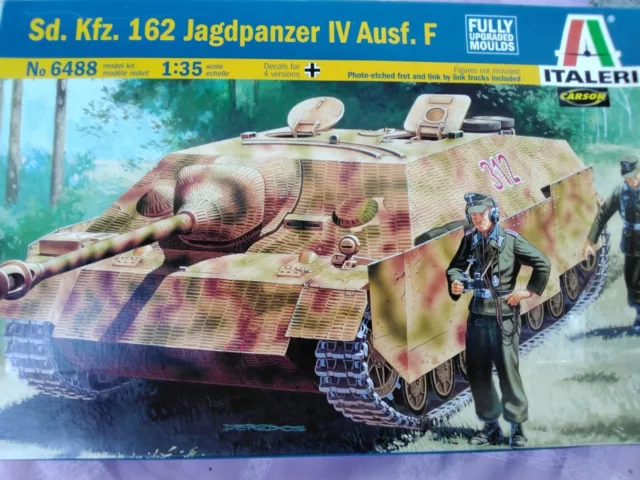 ITALERI MODELLBAUSATZ 1:35 Sd. Kfz. 162 Jagdpanzer IV Ausf. F No. 6488 ...