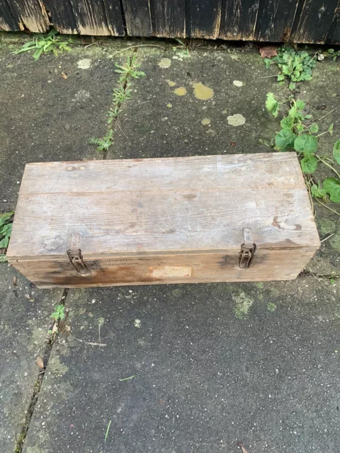 WW2 GERMAN WEHRMACHT Ammunition Box Crate 2cm Flak 30 38 20mm Kiste ...