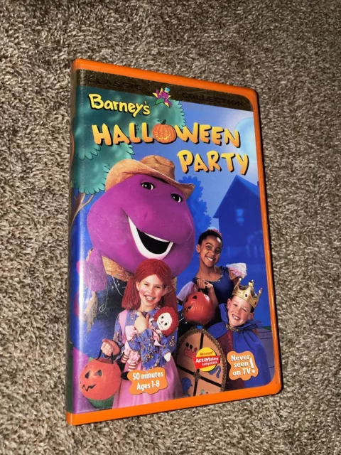 BARNEY CLASSIC COLLECTION Barneys Halloween Party (VHS, 1998) VHS Tape ... image.