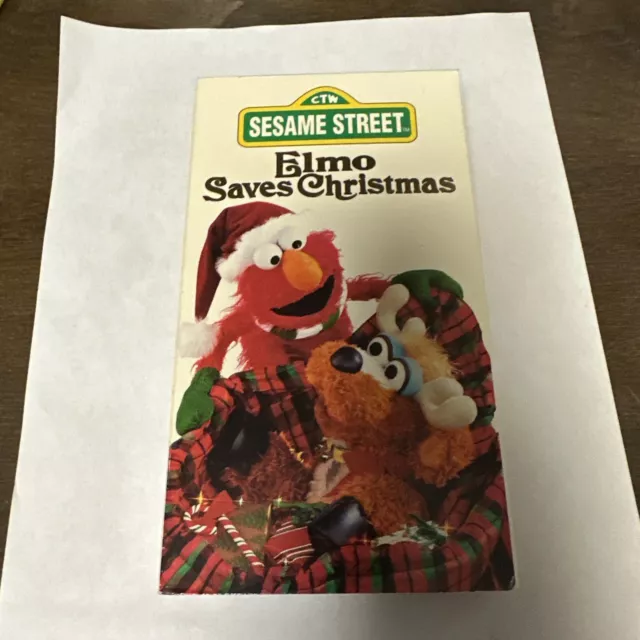 ELMO SAVES CHRISTMAS [VHS] Sesame Street Classic - Vintage $12.38 ...