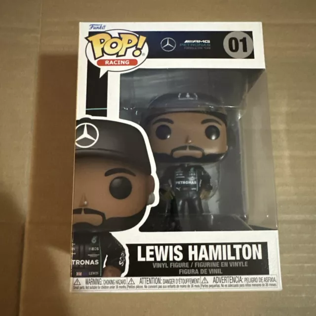 FUNKO POP! FORMULA One - Lewis Hamilton (AMG Petronas) #01 w/ Protector ...