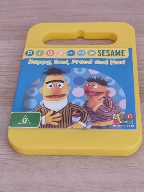 PLAY WITH ME Sesame Happy Sad Proud and Mad DVD Region 4 PAL Sesame ...