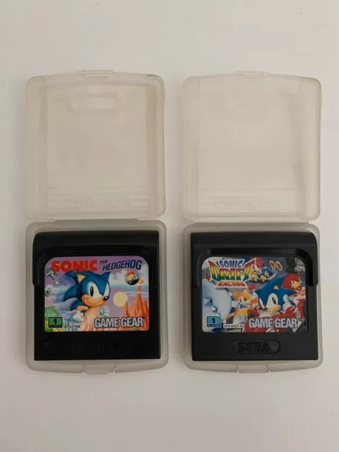 LOT 2 SEGA Game Gear Sonic the The Hedgehog+ Sonic Drift + 2 Boîtier ...