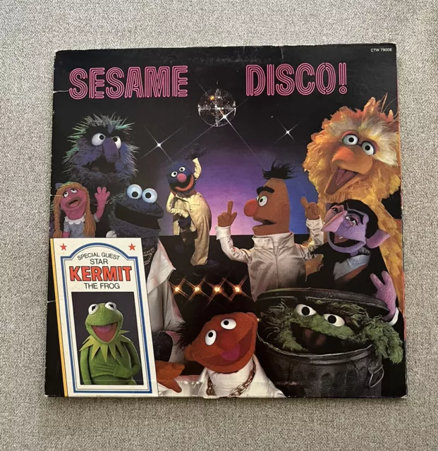 SESAME STREET SESAME Disco Vinyl LP Record 1979 Kermit Oscar Cookie ...