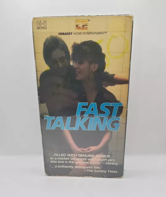 FAST TALKING VHS Steve Bisley Tracy Mann Peter Hehir Denis Moore SEALED ...