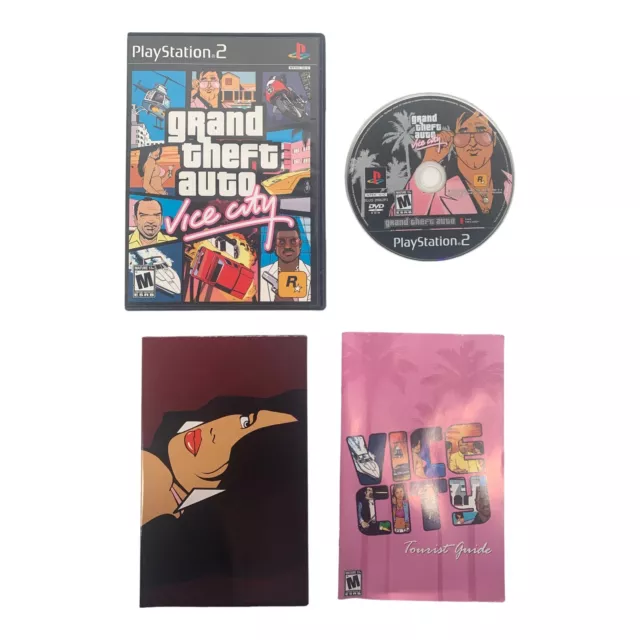 GRAND THEFT AUTO: Vice City (PS2, 2002) *CIB w/ poster VGC Black Label ...