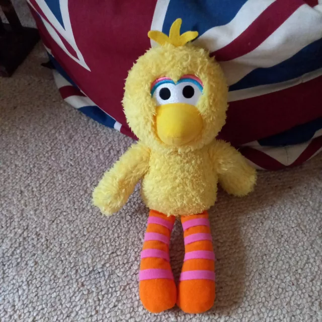 SESAME STREET BIG Bird Gund Beanie Bottom Soft Toy 2013 VGC+ £6.99 ...