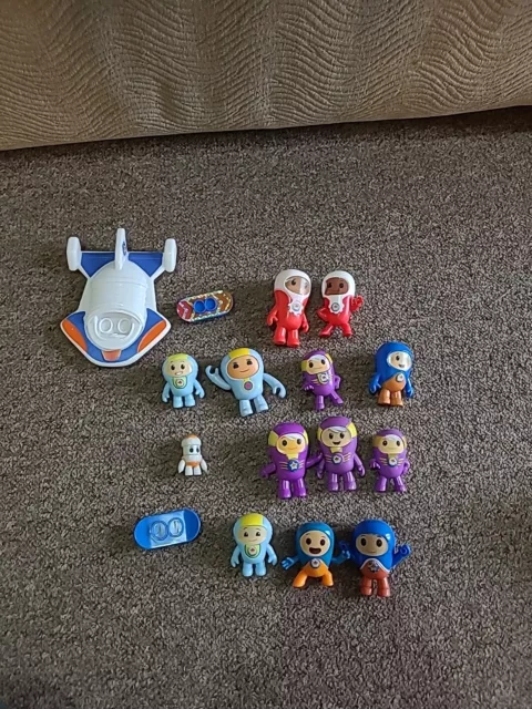 CBEEBIES GO JETTERS Figurkonvolut Glitch Xuli Lars Foz Grimbot EUR 23 ...