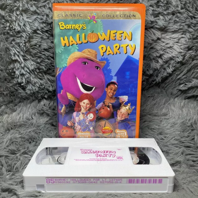 BARNEY - BARNEYS Halloween Party VHS 1998 Clamshell Classic Collection ...