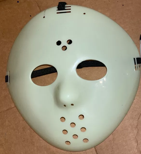 HALLOWEEN MASK JASON Hockey Mask Friday The 13th Glow In The Dark Jason ...