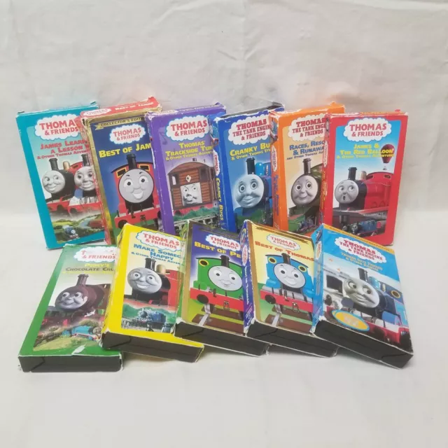 THOMAS THE TRAIN VHS Lot, Thomas and Friends Lot Of 11 Vintage 90s ...