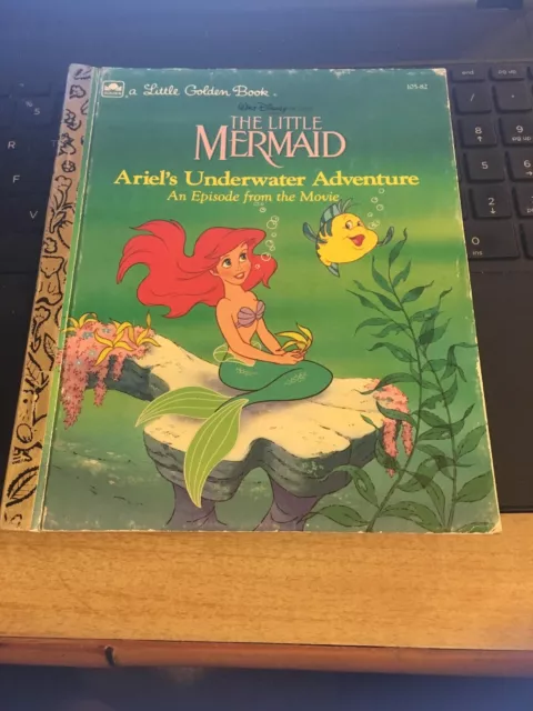 VTG LITTLE GOLDEN Book: Disney Little mermaid, Ariels underwater ...