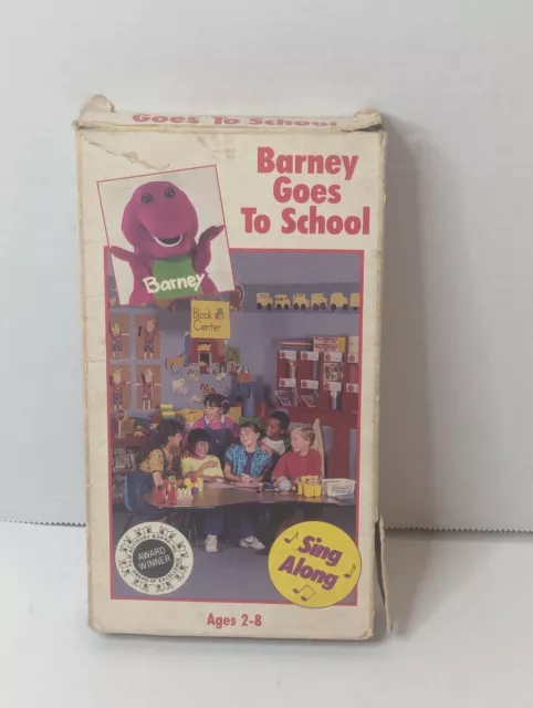 BARNEY - BARNEY Goes to School (VHS, 1990) £5.54 - PicClick UK