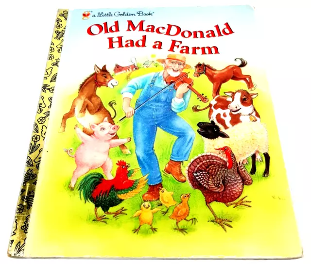 A LITTLE GOLDEN Book Old MacDonald Had a Farm 1st Edition Hardcover ...