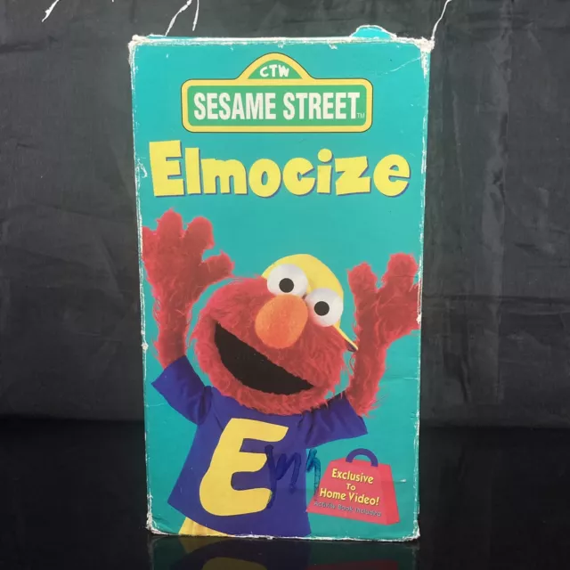 SESAME STREET - Elmocize (VHS, 1996) With Cyndi Lauper $5.99 - PicClick