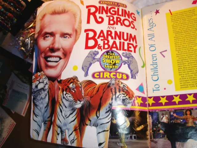 VTG RINGLING BROS & BARNUM BAILEY CIRCUS, 1989, 119 EDITION SOUVENIR ...