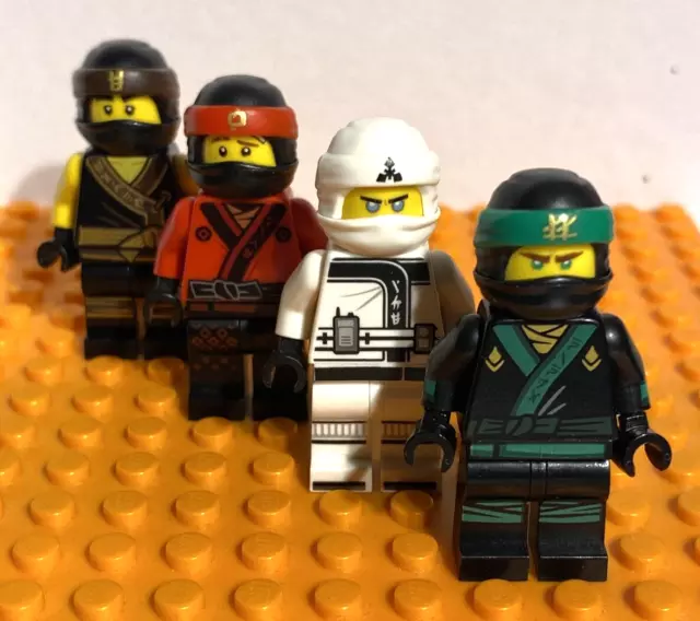 LEGO MINIFIGURE NINJAGO Bundle Cole, Kai, Lloyd & Zane The LEGO Ninjago ...