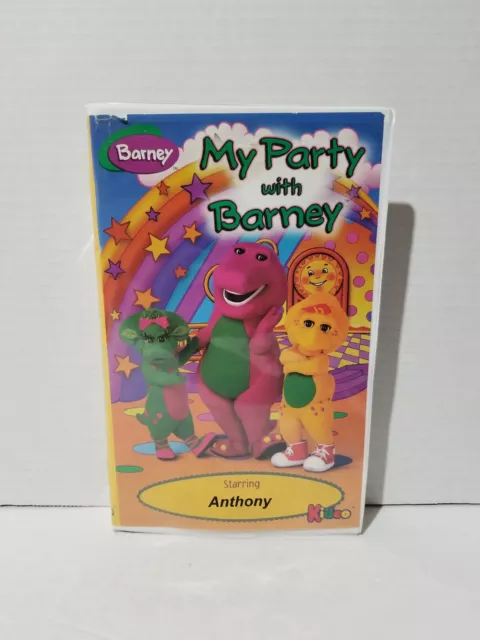 MY PARTY WITH Barney bande VHS mettant en vedette ANTHONY Kideo VHS ...