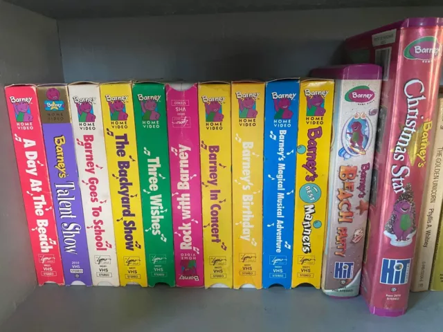 LOT OF BARNEY vhs tapes $19.99 - PicClick image.